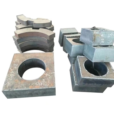 Il piatto resistente della riparazione di taglio alla fiamma di CNC di ASTM flangia parti di metallo del acciaio al carbonio