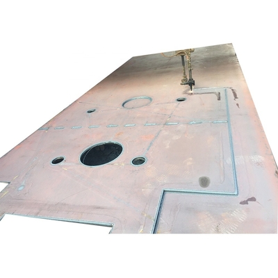 Acciaio spesso di piastra metallica resistente di taglio alla fiamma di CNC dell'acciaio legato 300mm Q355B