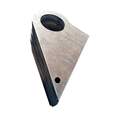 Piatto di base metallica piano di alta precisione su ordinazione dell'OEM che taglia la fiamma Q235B di CNC