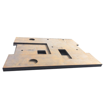 Piatto di base metallica piano di alta precisione su ordinazione dell'OEM che taglia la fiamma Q235B di CNC