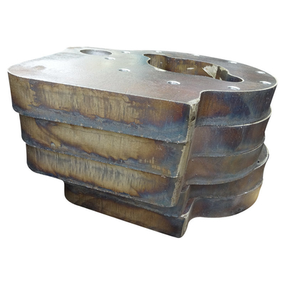 piano di acciaio al carbonio di taglio alla fiamma di CNC di 80mm Q355B intorno ai piatti di metallo