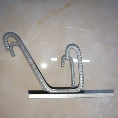piatto del acciaio al carbonio di 10mm incastonato nelle componenti concrete galvanizzate di cemento armato