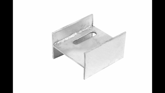 la immersione calda di 200mm ha incluso le parti nelle parti d'acciaio galvanizzate pre concrete del calcestruzzo