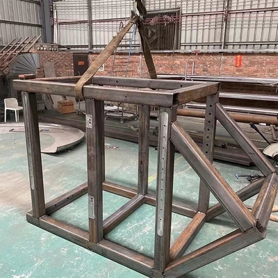 Componenti su ordinazione dell'ossatura muraria di acciaio per costruzioni edili della saldatura di acciaio di Q355B 650mm grandi